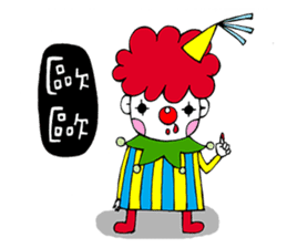 A Clown Boy With A Persona sticker #7493456