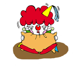 A Clown Boy With A Persona sticker #7493457