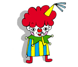 A Clown Boy With A Persona sticker #7493459