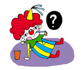 A Clown Boy With A Persona sticker #7493467