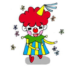 A Clown Boy With A Persona sticker #7493472