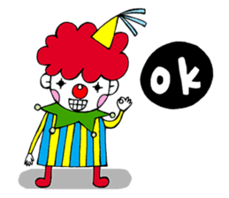 A Clown Boy With A Persona sticker #7493473