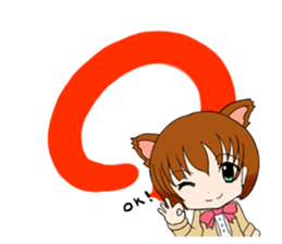 Cat girl Miko. sticker #7493571