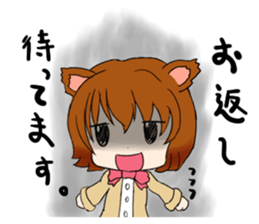 Cat girl Miko. sticker #7493575