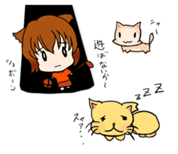 Cat girl Miko. sticker #7493587