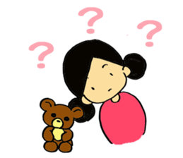 Rin and pudding bear sticker #7493884