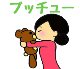 Rin and pudding bear sticker #7493909