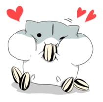 heartwarming hamster sticker #7494286