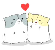 heartwarming hamster sticker #7494293