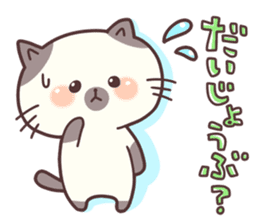 Cute Kitten Daliy sticker sticker #7494358