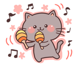 Cute Kitten Daliy sticker sticker #7494363