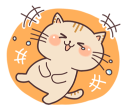 Cute Kitten Daliy sticker sticker #7494371