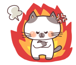 Cute Kitten Daliy sticker sticker #7494382