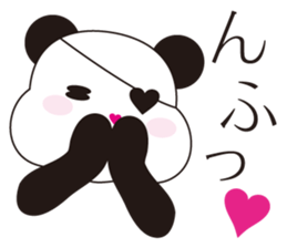 a one-eyed panda masao. sticker #7494744