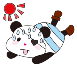 a one-eyed panda masao. sticker #7494746