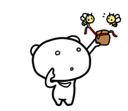 Bear and Honeybee vol.2 sticker #7494794