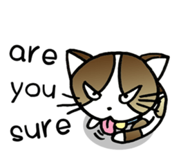 Thai Cat Cute sticker #7494933