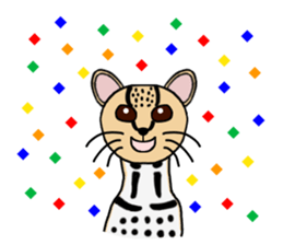 Margay kun sticker #7495001