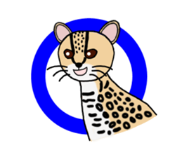 Margay kun sticker #7495011