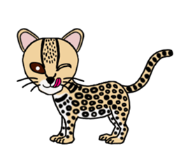 Margay kun sticker #7495013