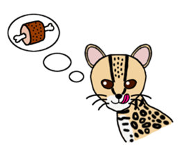 Margay kun sticker #7495014