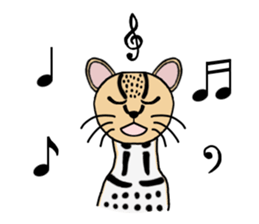 Margay kun sticker #7495021