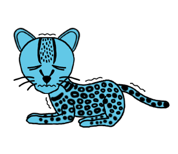 Margay kun sticker #7495029