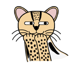 Margay kun sticker #7495032