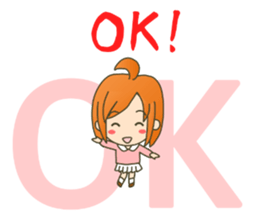 lovey-dovey couple sticker(girl version) sticker #7495636