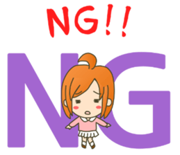 lovey-dovey couple sticker(girl version) sticker #7495637