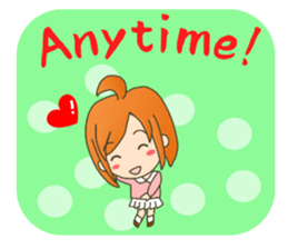 lovey-dovey couple sticker(girl version) sticker #7495645