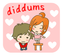 lovey-dovey couple sticker(girl version) sticker #7495650