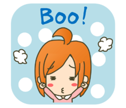 lovey-dovey couple sticker(girl version) sticker #7495659