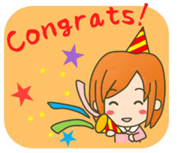 lovey-dovey couple sticker(girl version) sticker #7495660