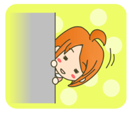 lovey-dovey couple sticker(girl version) sticker #7495664