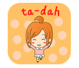 lovey-dovey couple sticker(girl version) sticker #7495667