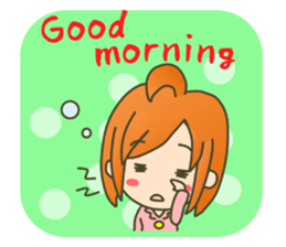 lovey-dovey couple sticker(girl version) sticker #7495669