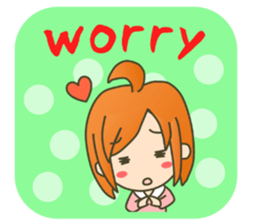 lovey-dovey couple sticker(girl version) sticker #7495674