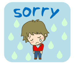 lovey-dovey couple sticker(boy version) sticker #7495686