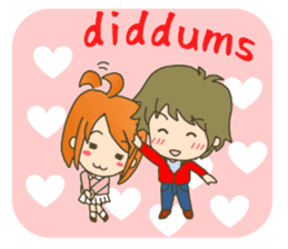 lovey-dovey couple sticker(boy version) sticker #7495690