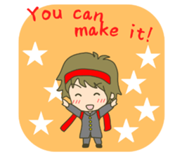 lovey-dovey couple sticker(boy version) sticker #7495698