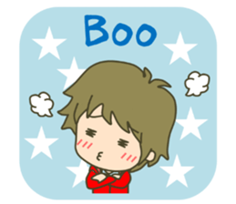 lovey-dovey couple sticker(boy version) sticker #7495699