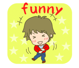 lovey-dovey couple sticker(boy version) sticker #7495712