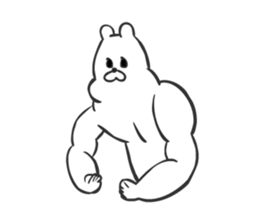 KumaKichi the bear 3 sticker #7495793