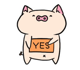 yogurt's pig sticker #7496041