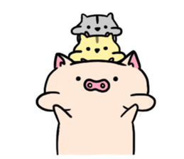 yogurt's pig sticker #7496047