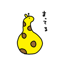 Circle animal sticker #7496336