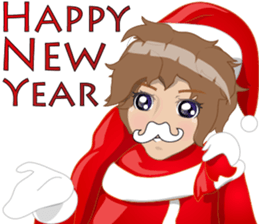 Cartoon Boy anime drawing v.color update sticker #7496573