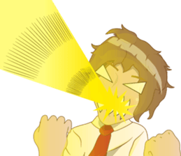 Cartoon Boy anime drawing v.color update sticker #7496585