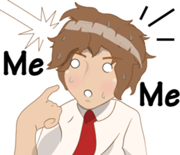 Cartoon Boy anime drawing v.color update sticker #7496587